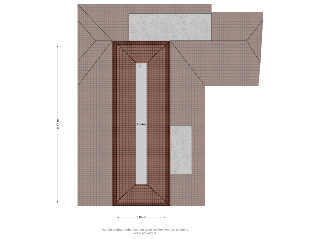 View floorplan of 2e Verdieping of Hoofdstraat 28