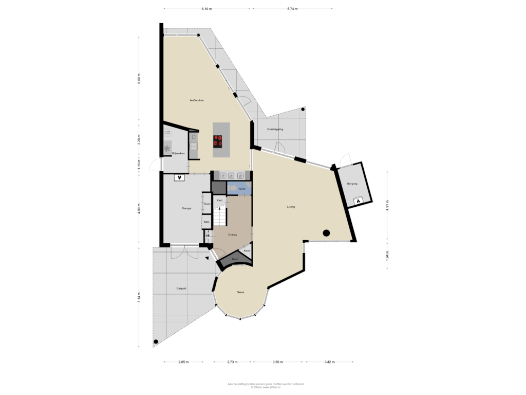 Bekijk plattegrond van Begane Grond van Karveel 3