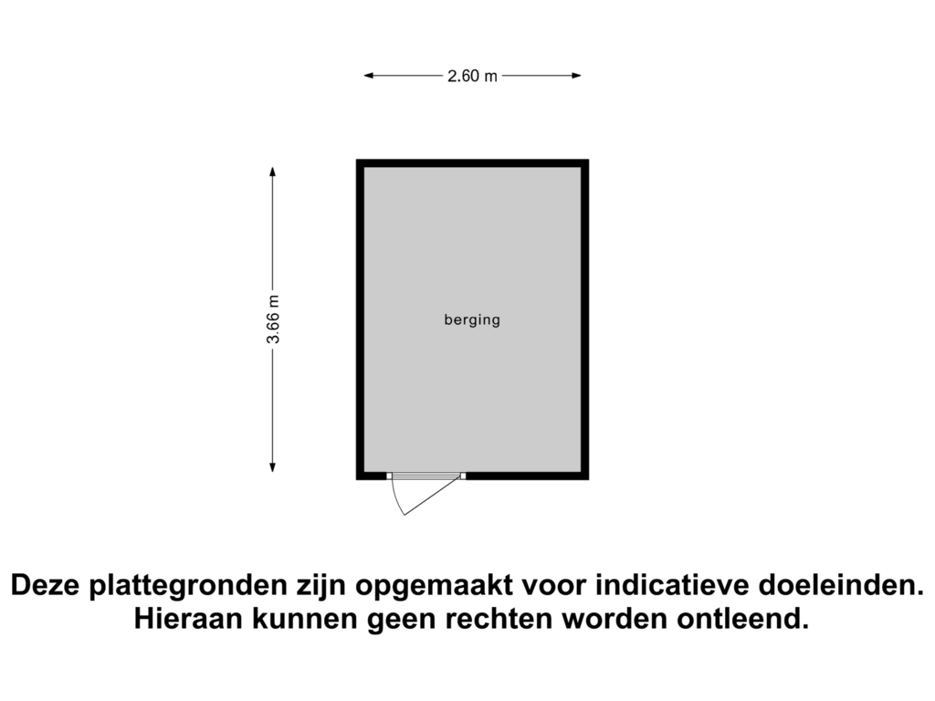 Bekijk plattegrond van Berging van Jekerstraat 2