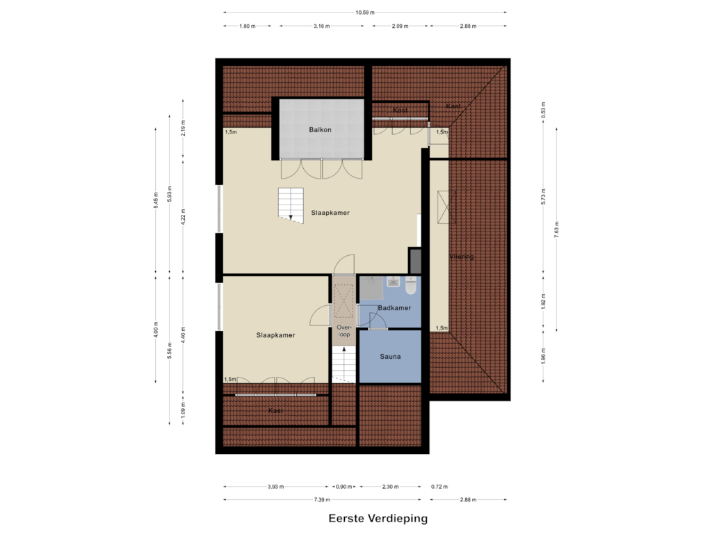 Bekijk plattegrond van Eerste Verdieping van Spaubeekerhof 21