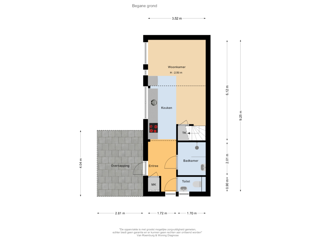 Bekijk plattegrond van Bijgebouw van Roerdomplaan 21