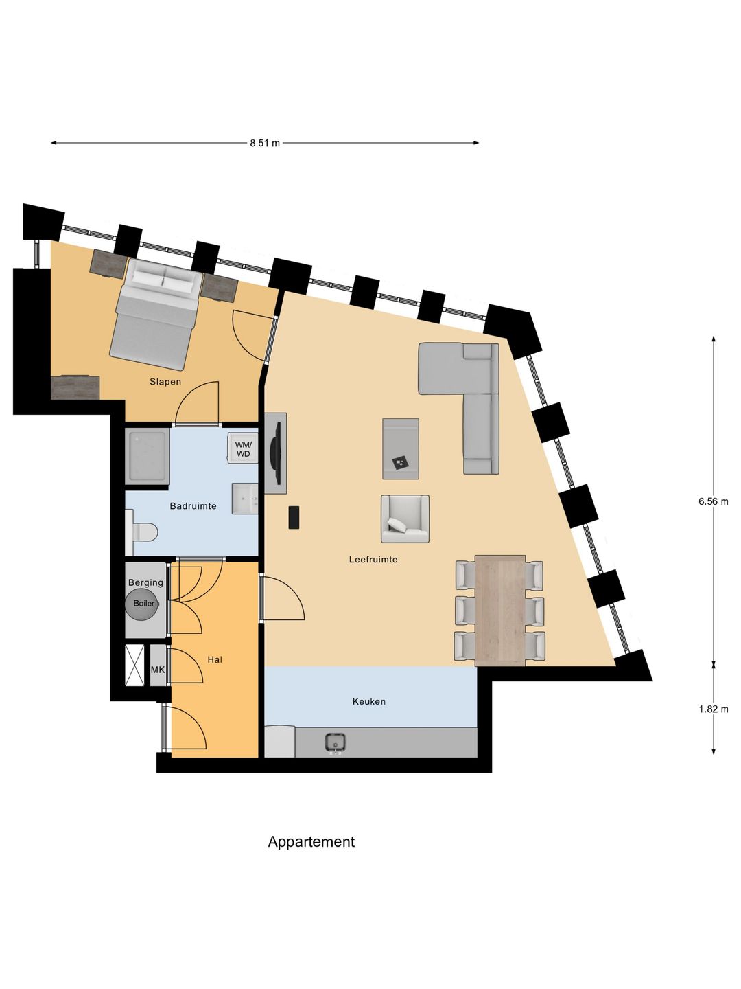 Photo 7 of Bornsestraat 7-F