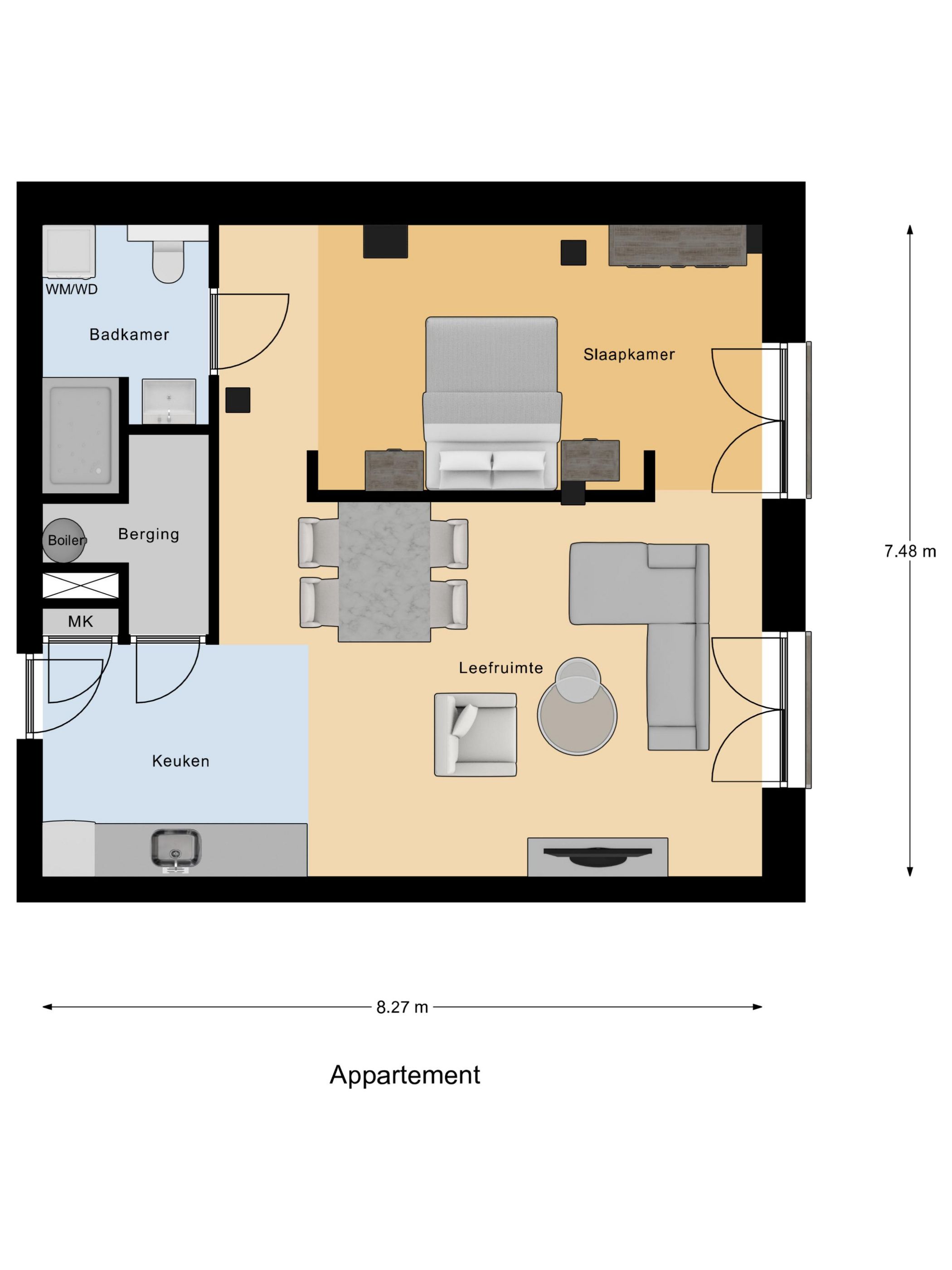 Photo 9 of Bornsestraat 7-F