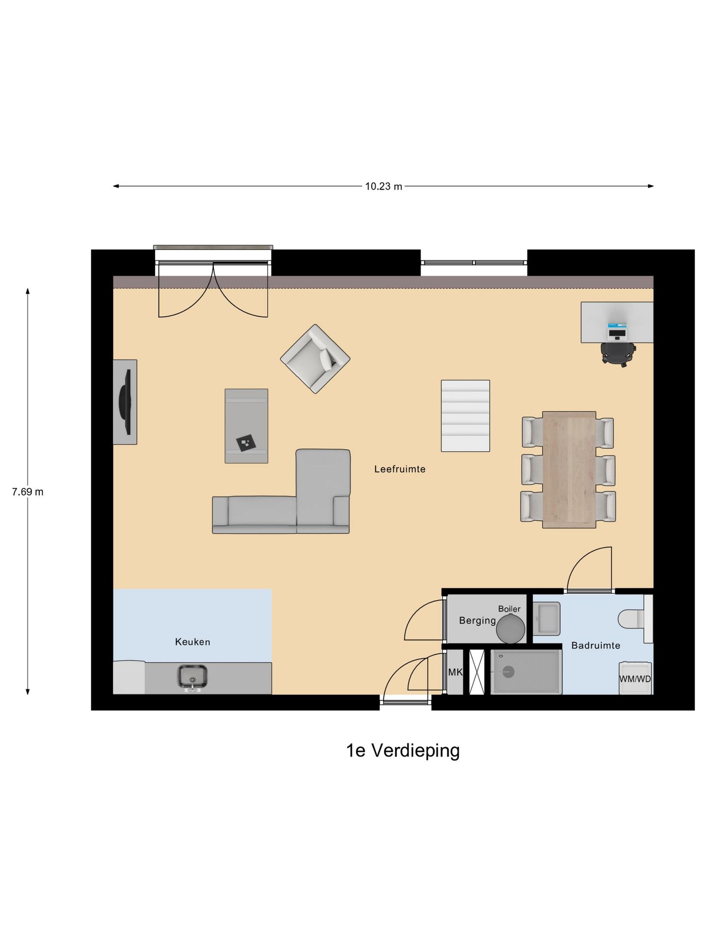 Photo 10 of Bornsestraat 7-F