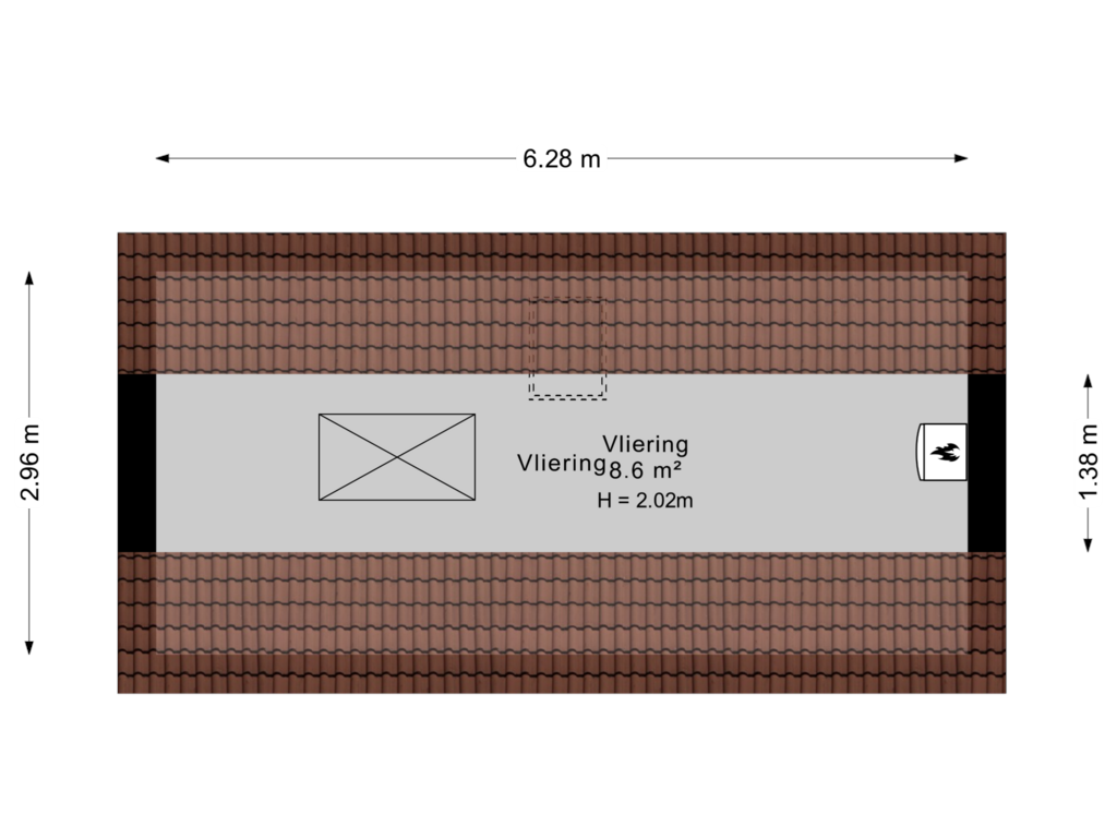 Bekijk plattegrond van Vliering van Dammeloane 1-A