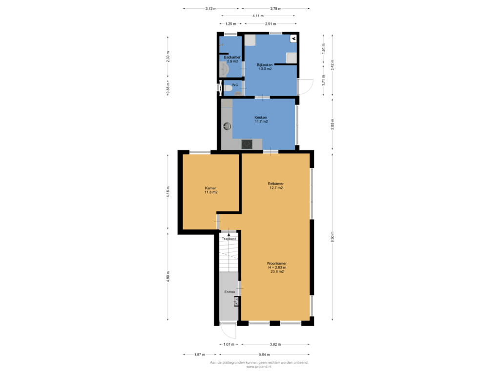 View floorplan of Begane Grond of Vaart NZ 33