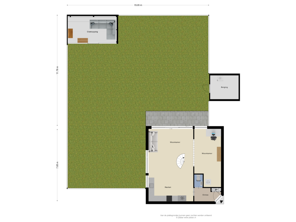 Bekijk plattegrond van Begane grond_tuin van Stolphoeve 34