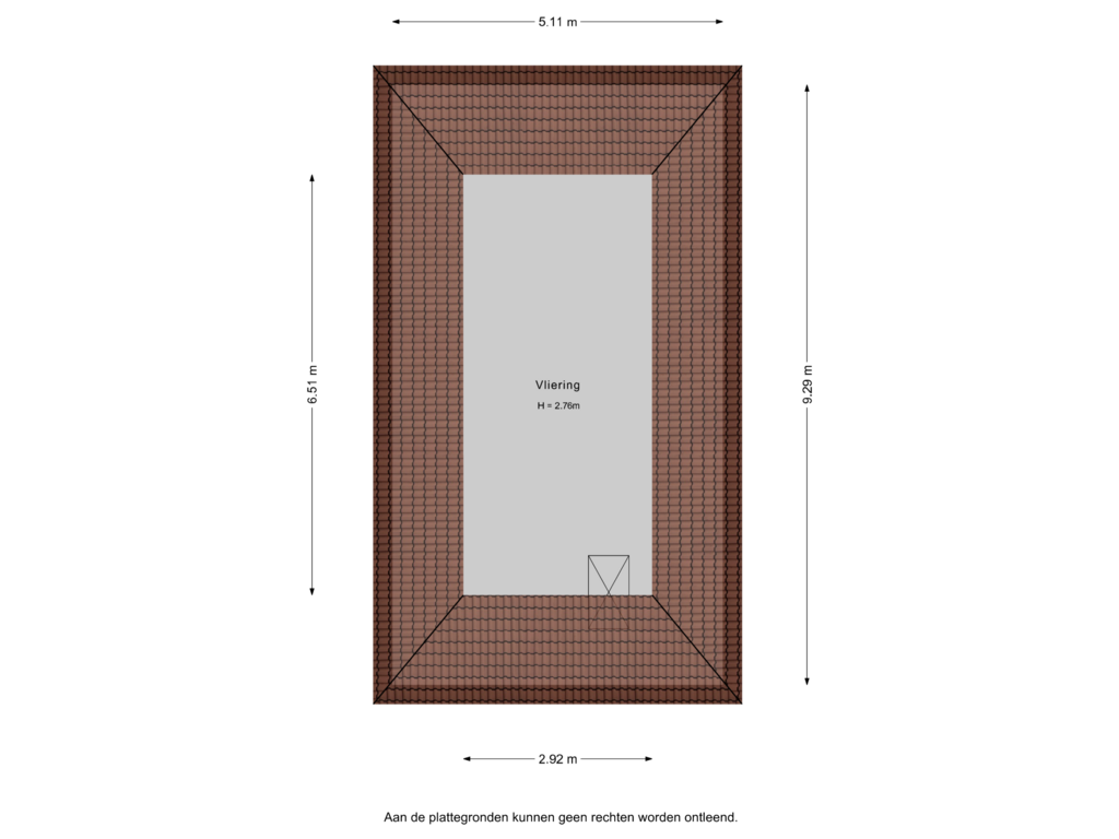 Bekijk plattegrond van Vliering van Dennenweg 2