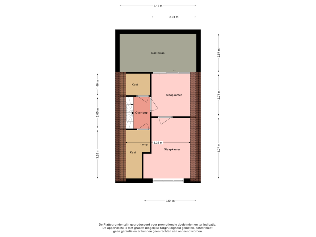 Bekijk plattegrond van Floor 2 van Paulus Potterlaan 10