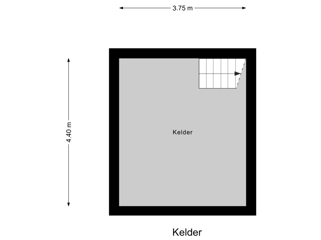 Bekijk plattegrond van Kelder van Aasterbergerweg 71