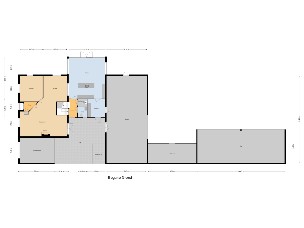 Bekijk plattegrond van Begane Grond van Aasterbergerweg 71