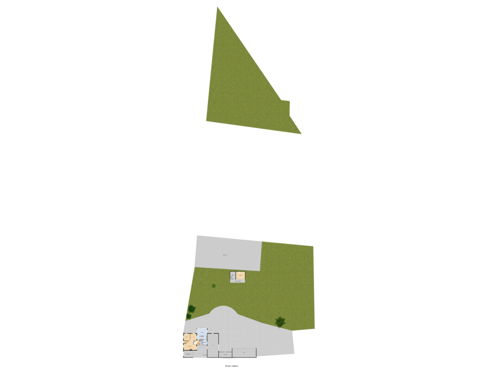 Bekijk plattegrond van Perceel Overzicht van Aasterbergerweg 71