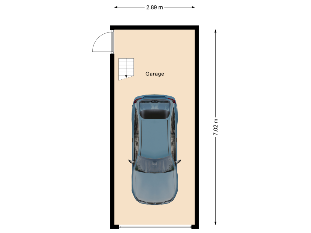 Bekijk plattegrond van Garage van Germstraat 33