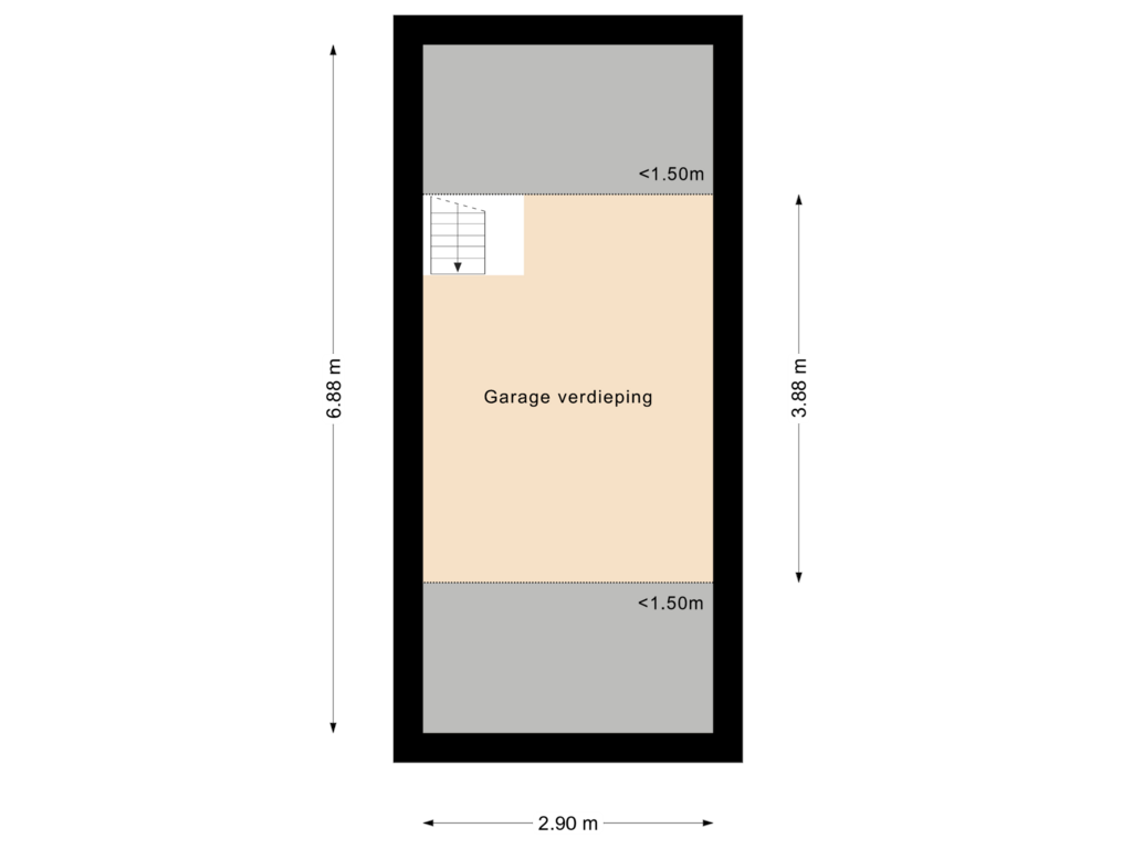 Bekijk plattegrond van Garage verdieping van Germstraat 33