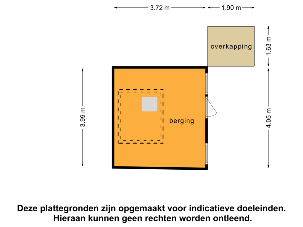 Bekijk plattegrond van Berging van Oosterhamrikkade 32