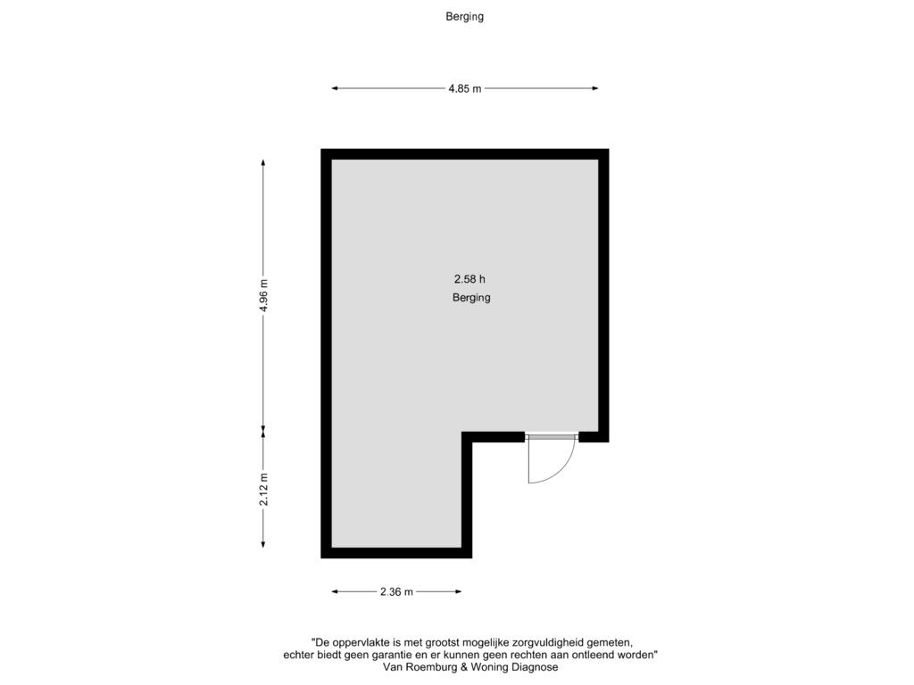 Bekijk plattegrond van Berging van Vriendschaplaan 35