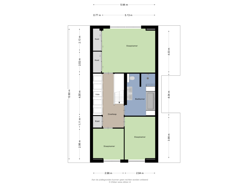 Bekijk plattegrond van Eerste Verdieping van Bentelosestraat 83