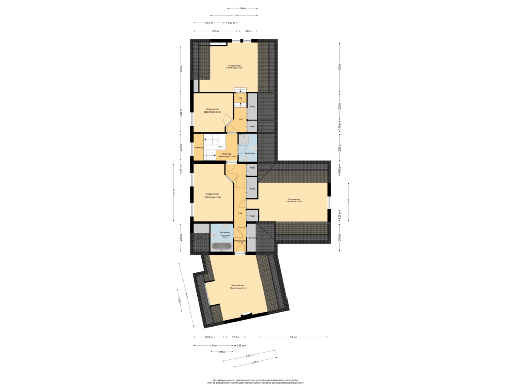 Bekijk plattegrond van 1e Verdieping van Weteringpark 5