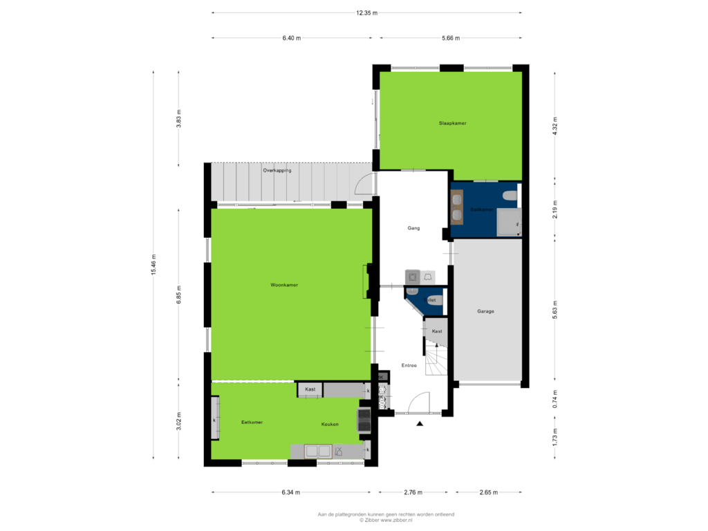 Bekijk plattegrond van Begane grond van Getijdelant 13