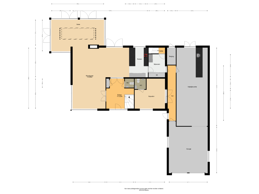 Bekijk plattegrond van Begane Grond van Romeinseweg 1