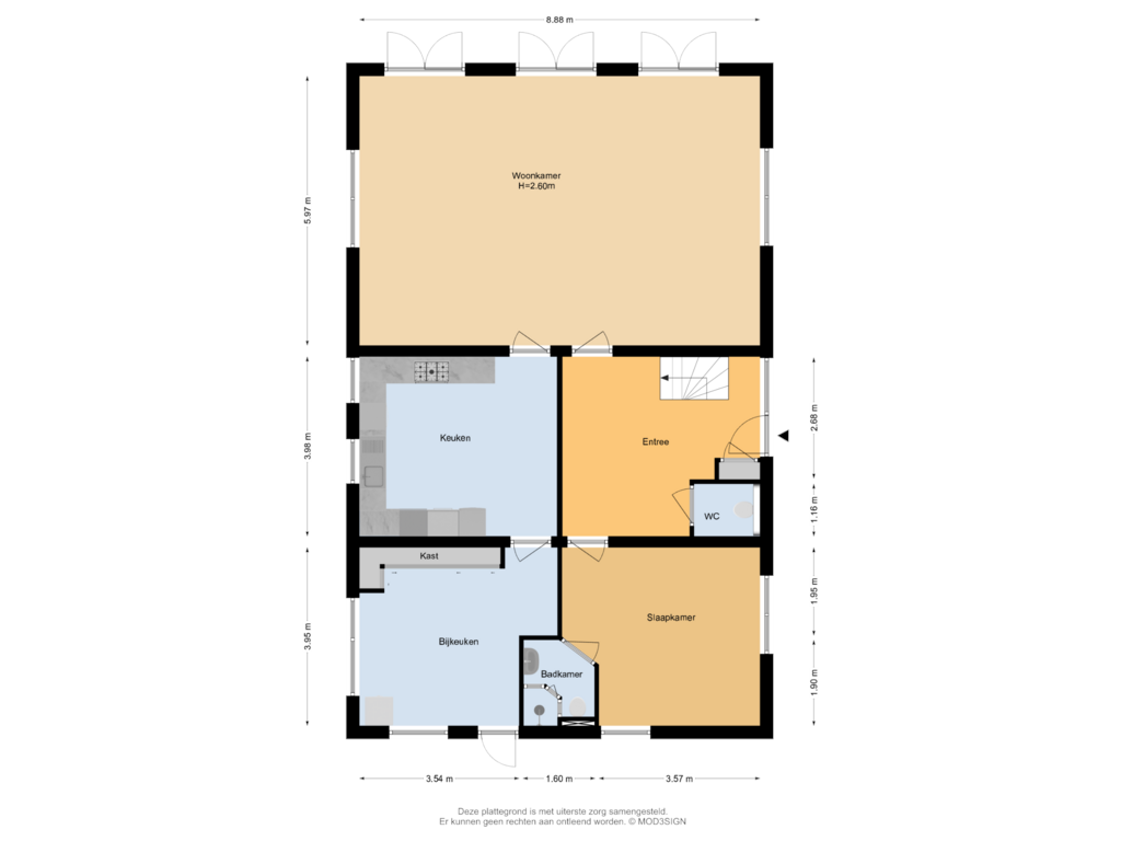 Bekijk plattegrond van Begane Grond van Westelijke Randweg 1