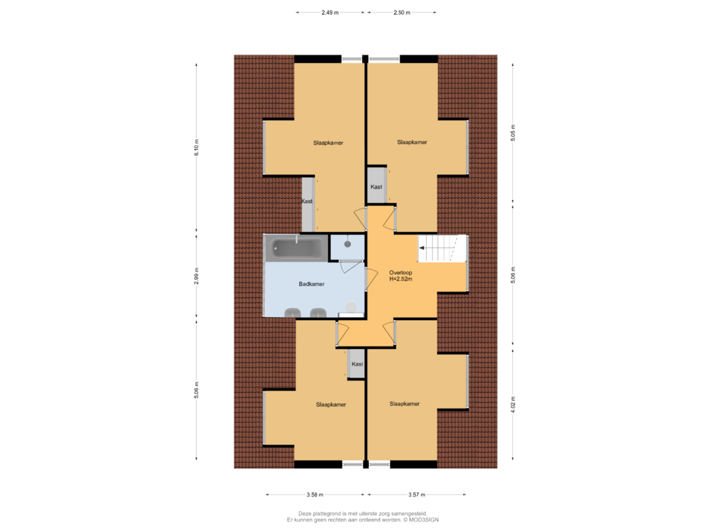 Bekijk plattegrond van 1e Verdieping van Westelijke Randweg 1