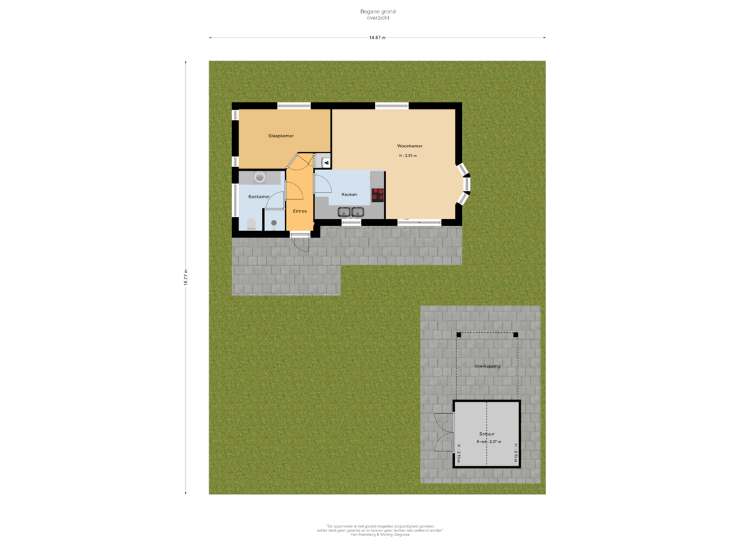 View floorplan of Tuin of Eilandseweg 32-C225