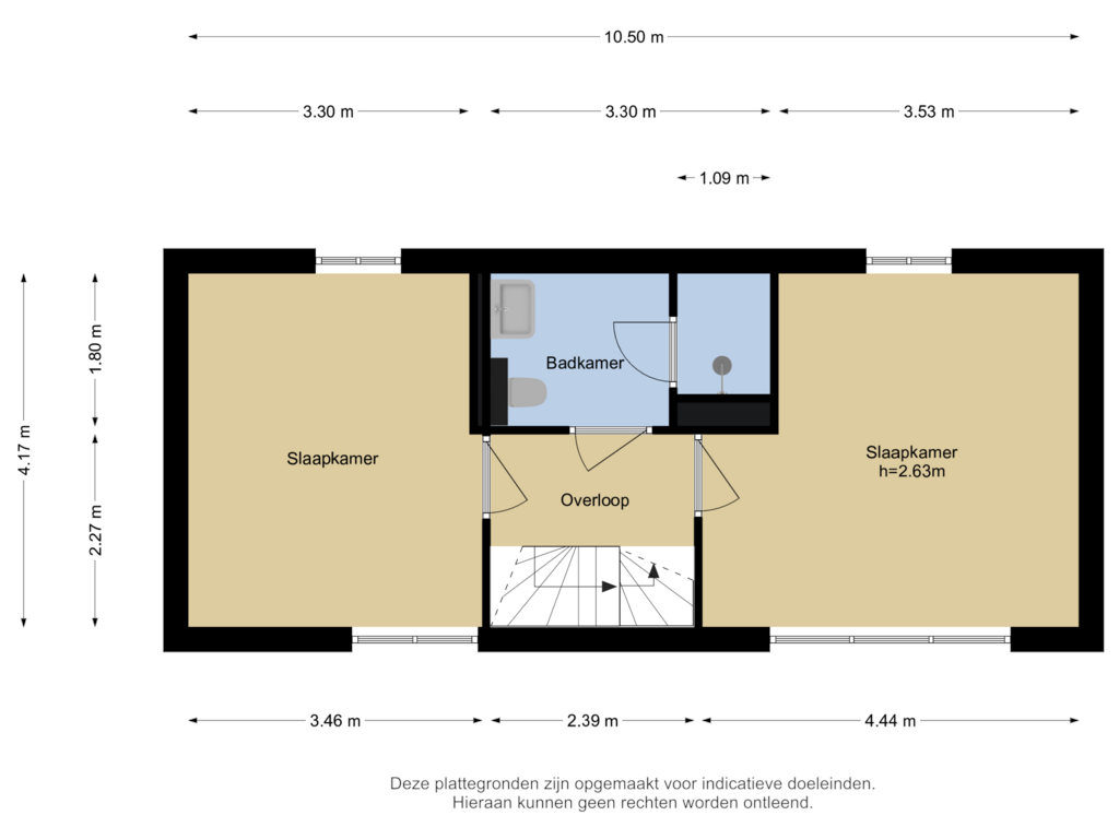 Bekijk plattegrond van Verdieping 1 van Raaphorstlaan 45