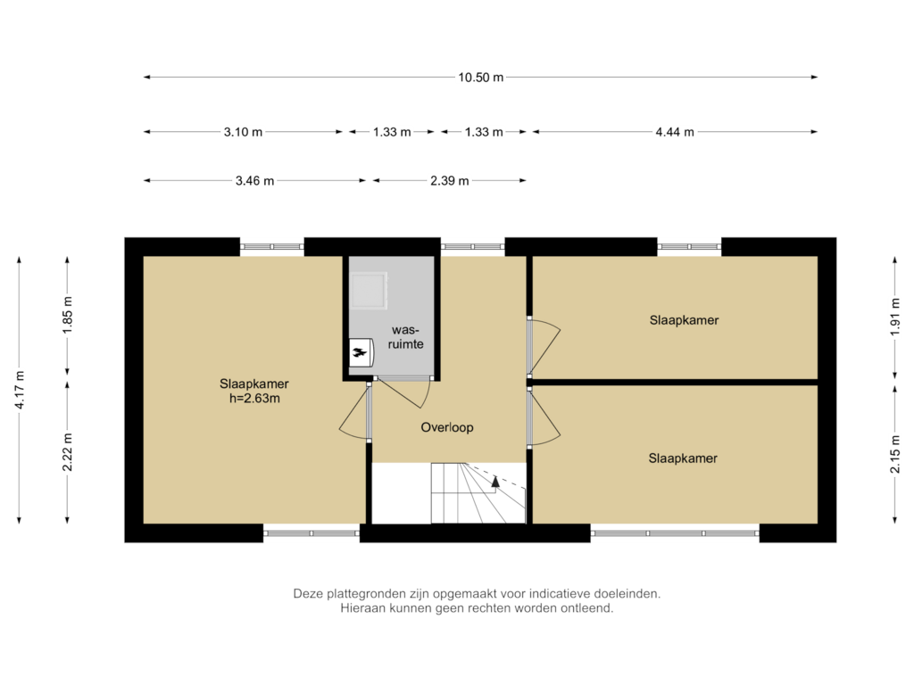 Bekijk plattegrond van Verdieping 2 van Raaphorstlaan 45