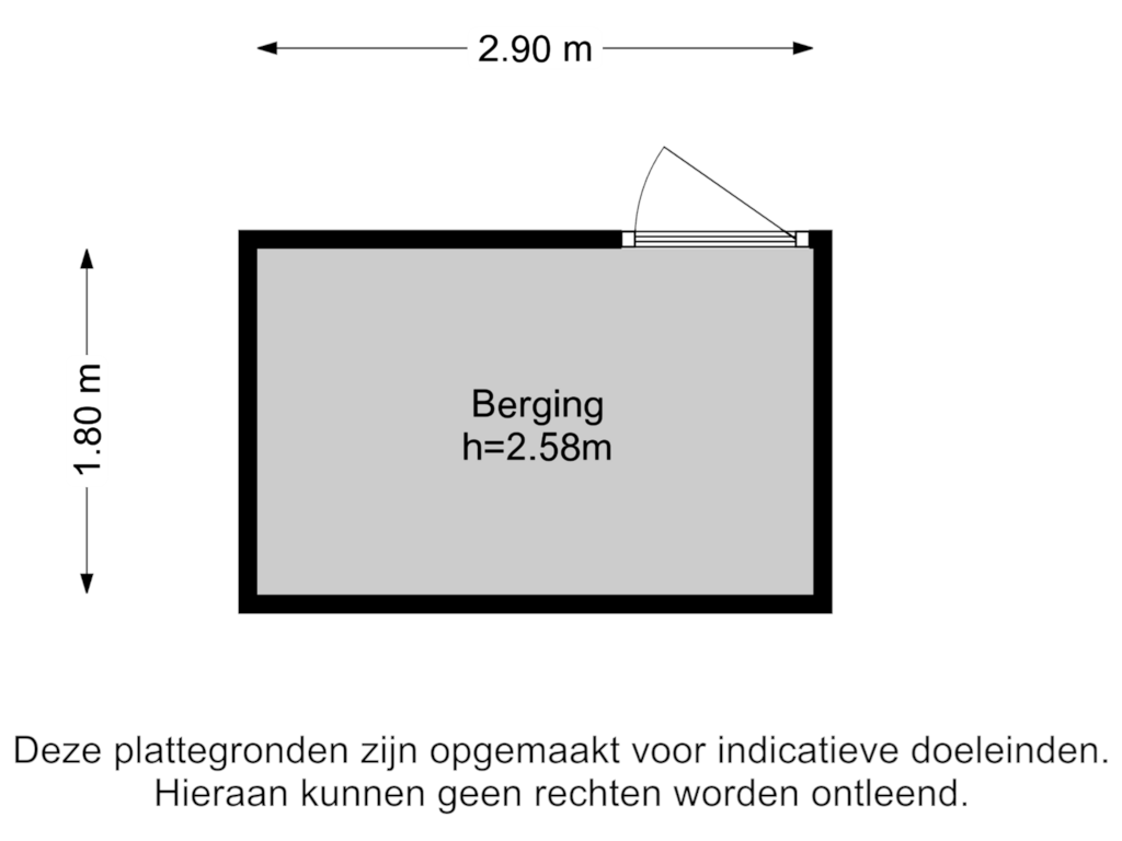 Bekijk plattegrond van Berging van Raaphorstlaan 45