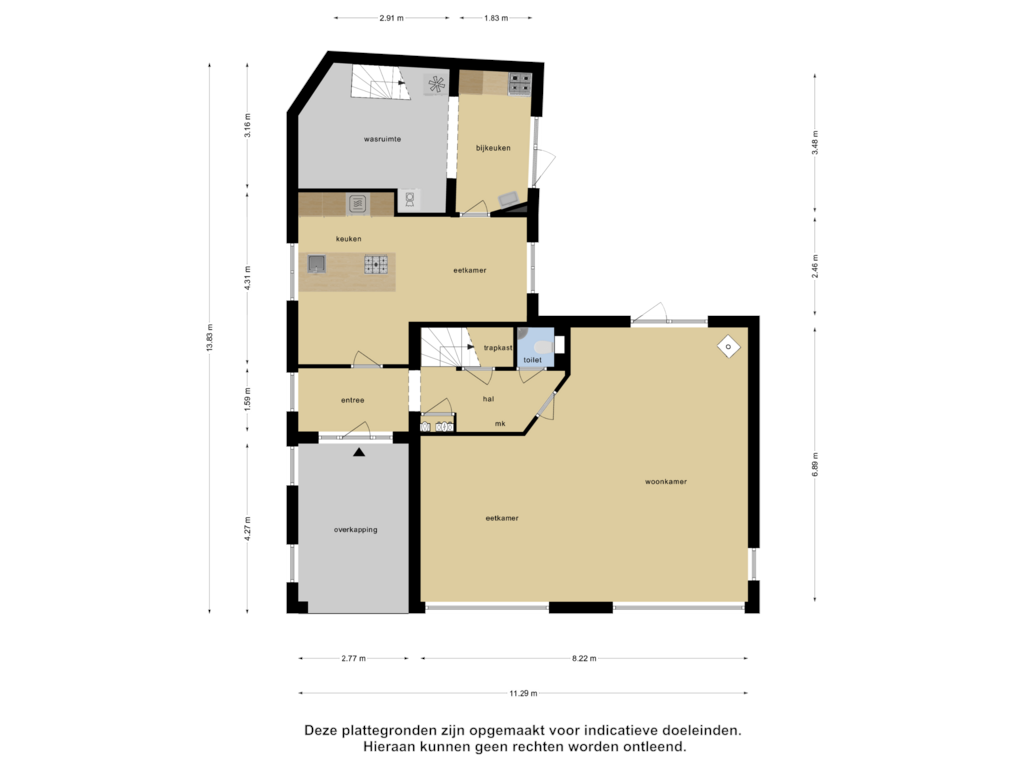 View floorplan of Begane Grond of Huijgenlaan 10