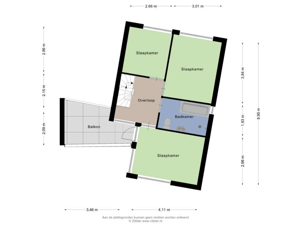 Bekijk plattegrond van Eerste Verdieping van Kluutstraat 3