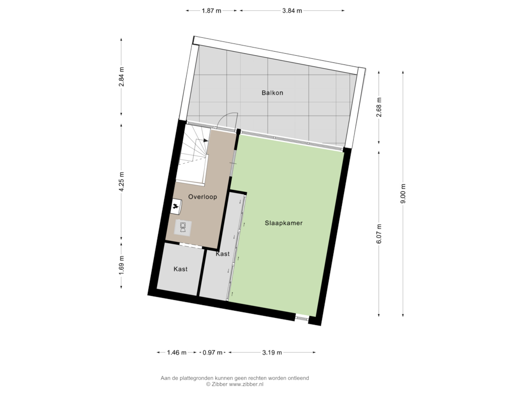 Bekijk plattegrond van Tweede Verdieping van Kluutstraat 3