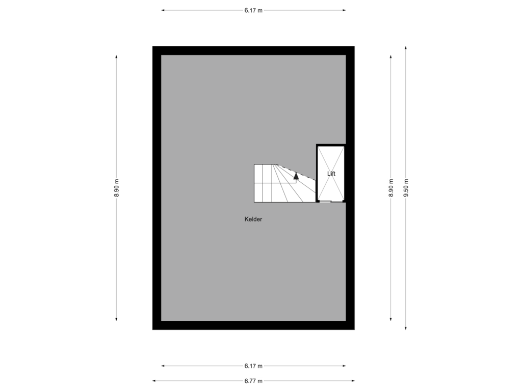 Bekijk plattegrond van Kelder van Tongerseweg 241