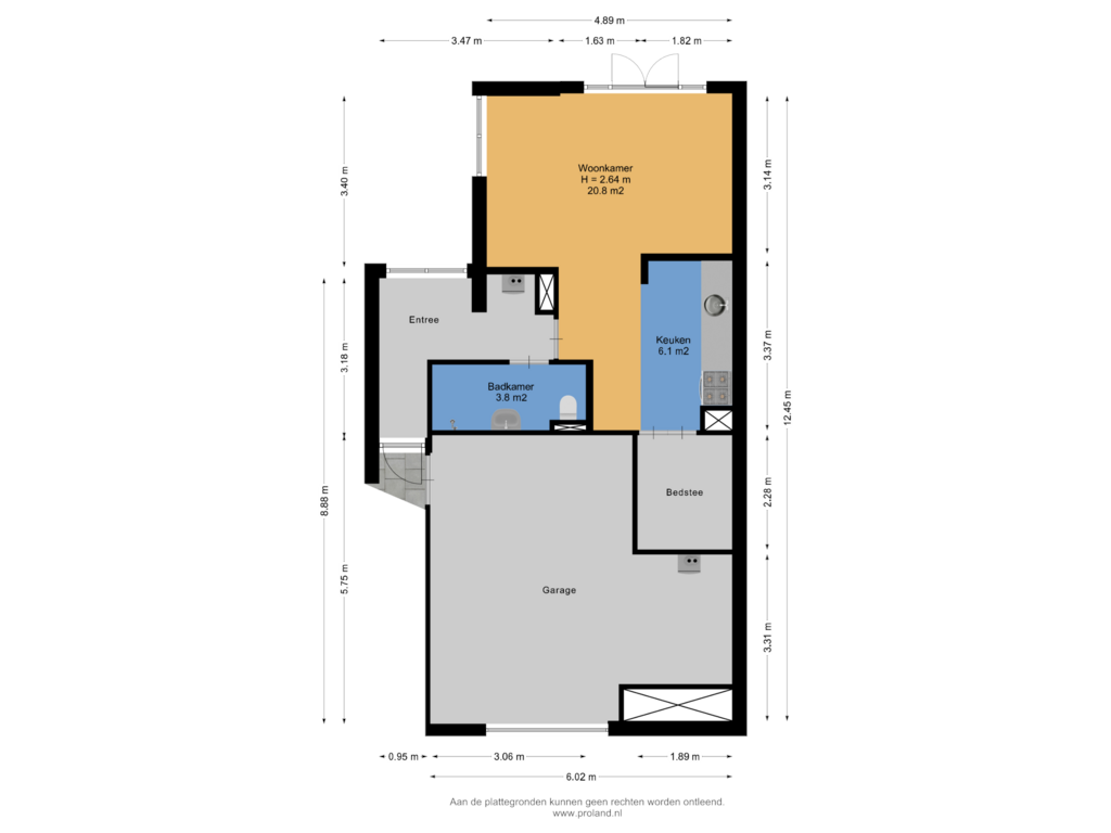 Bekijk plattegrond van Bijgebouw 1 van Zijtak WZ 137