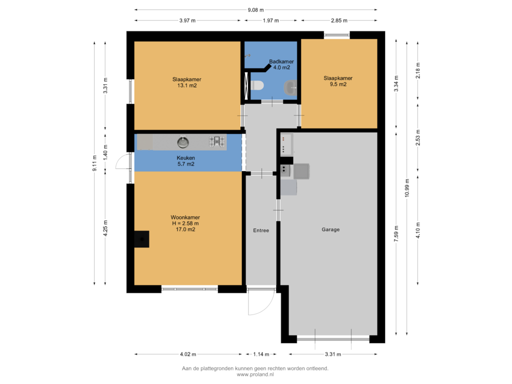 Bekijk plattegrond van Bijgebouw 2 van Zijtak WZ 137