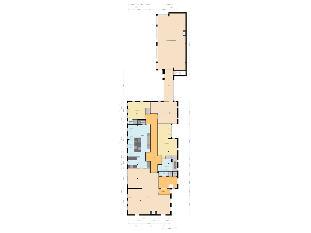 Bekijk plattegrond van Begane grond Deel 1 van Kampweg 1