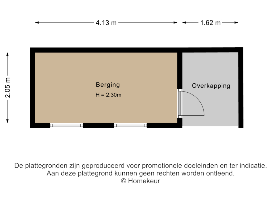 Bekijk plattegrond van Berging van Jisperweg 66