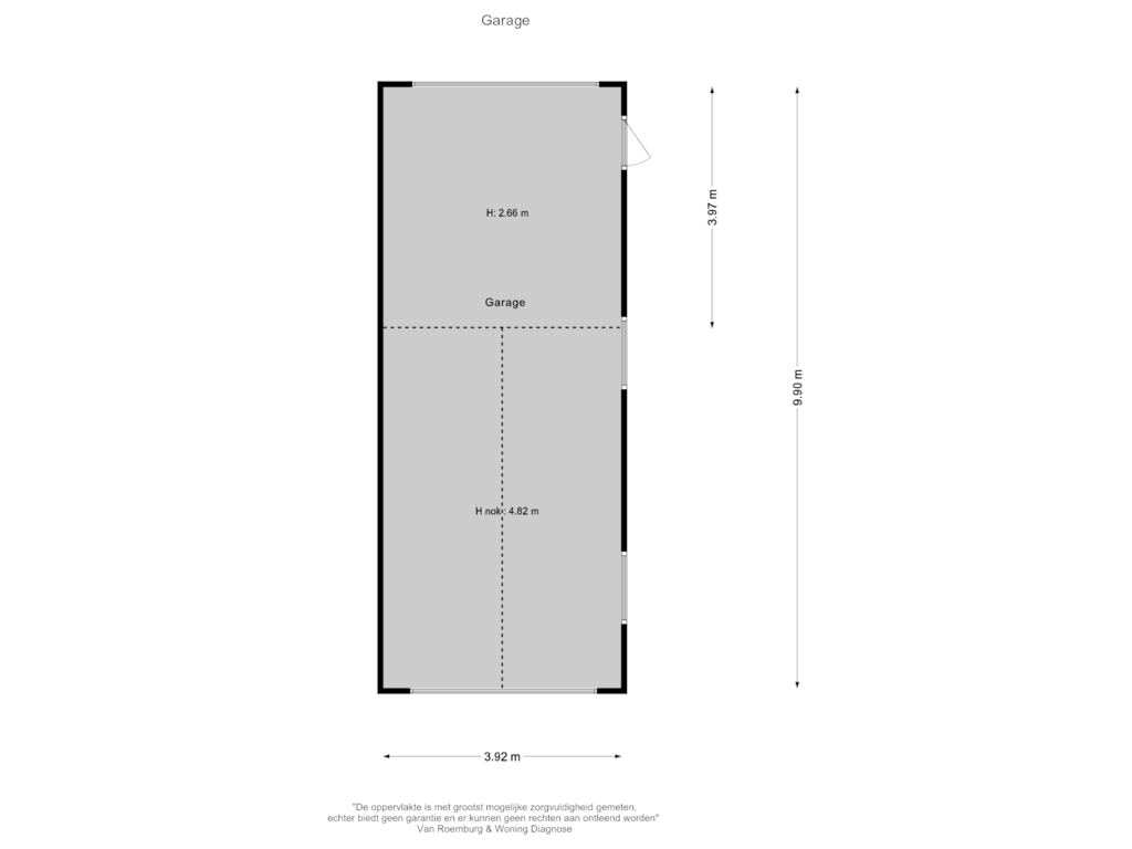 Bekijk plattegrond van Garage van Midden Duin en Daalseweg 3