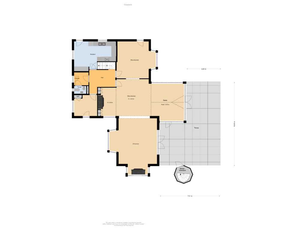 Bekijk plattegrond van Overzicht van Midden Duin en Daalseweg 3