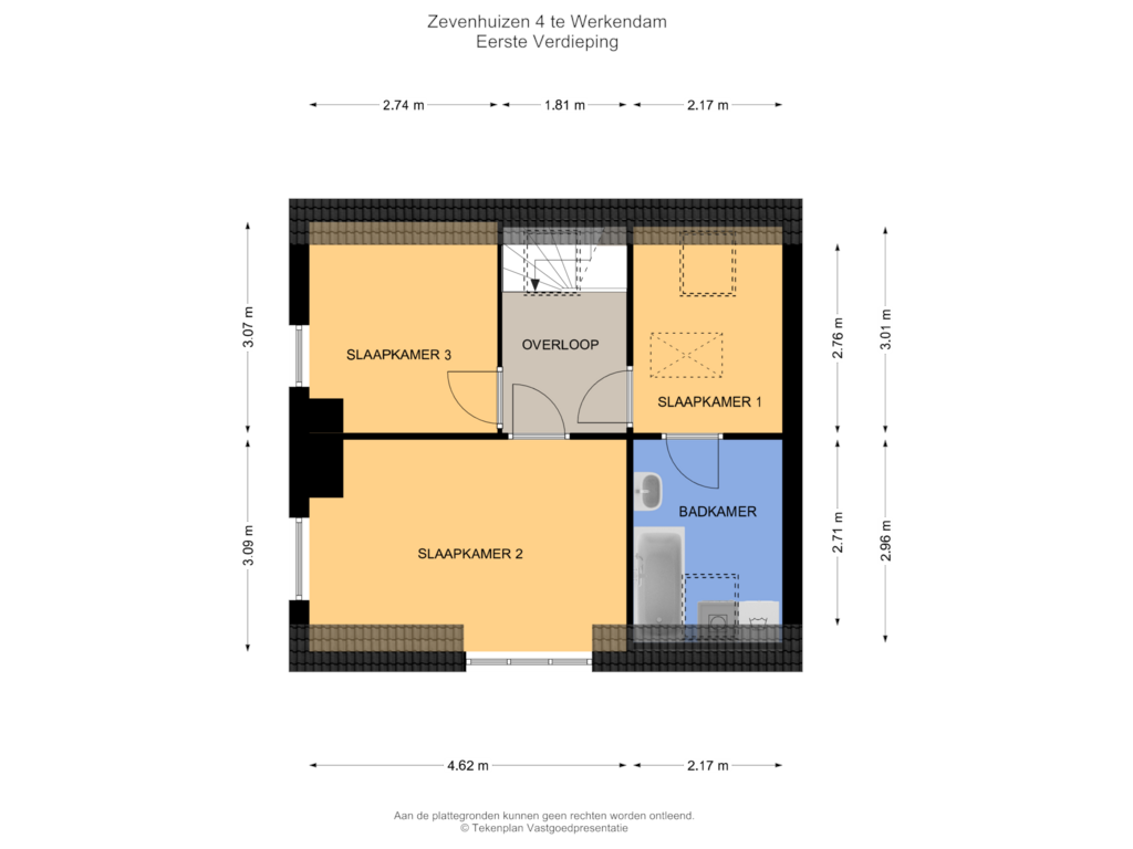 Bekijk plattegrond van Eerste Verdieping van Zevenhuizen 4