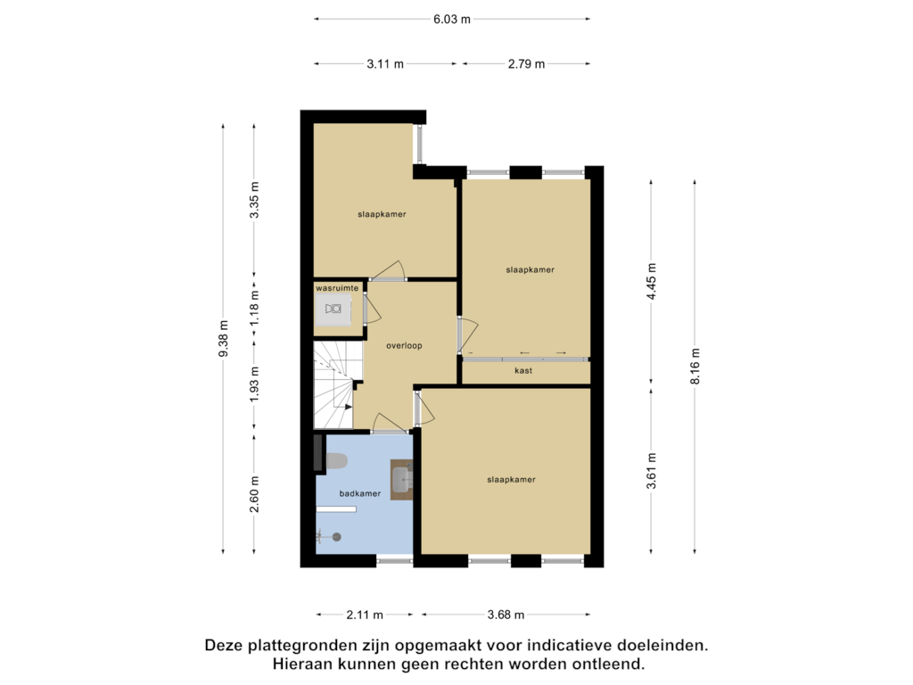 Bekijk plattegrond van Eerste Verdieping van Johan Frisopark 111