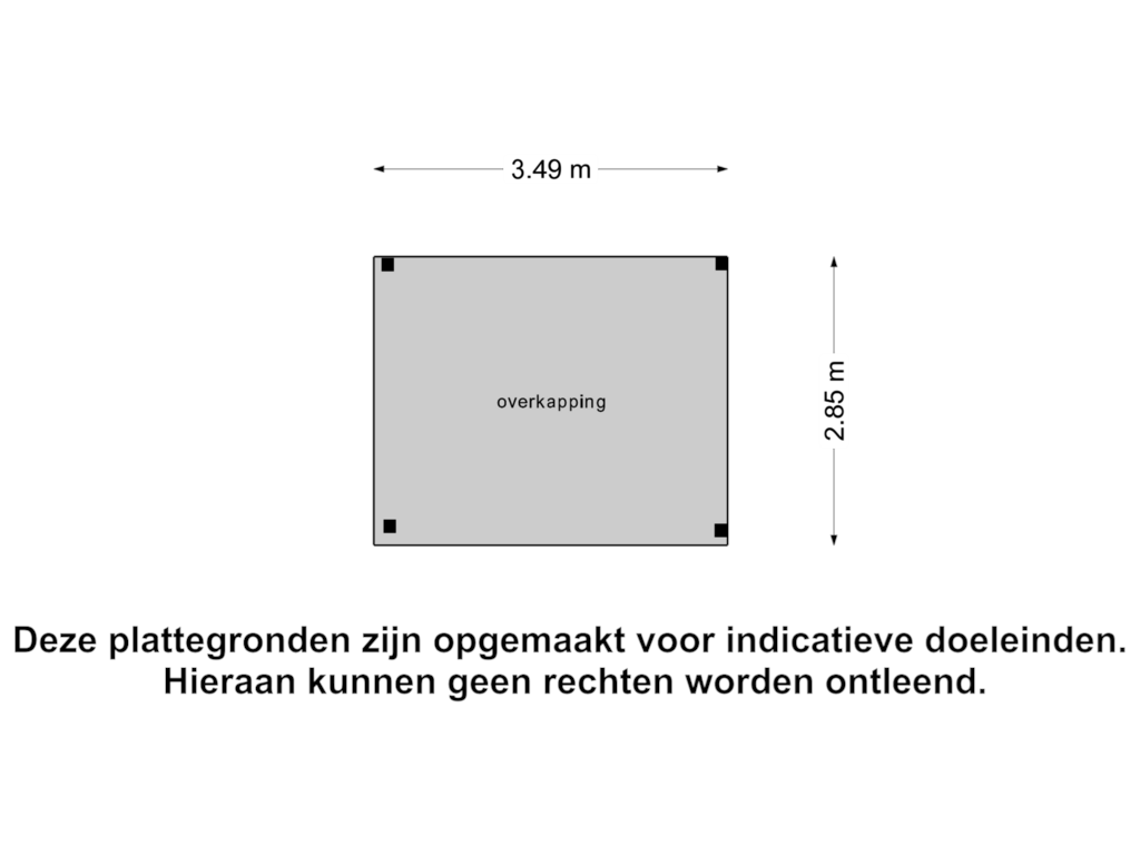 Bekijk plattegrond van Overkapping van Johan Frisopark 111