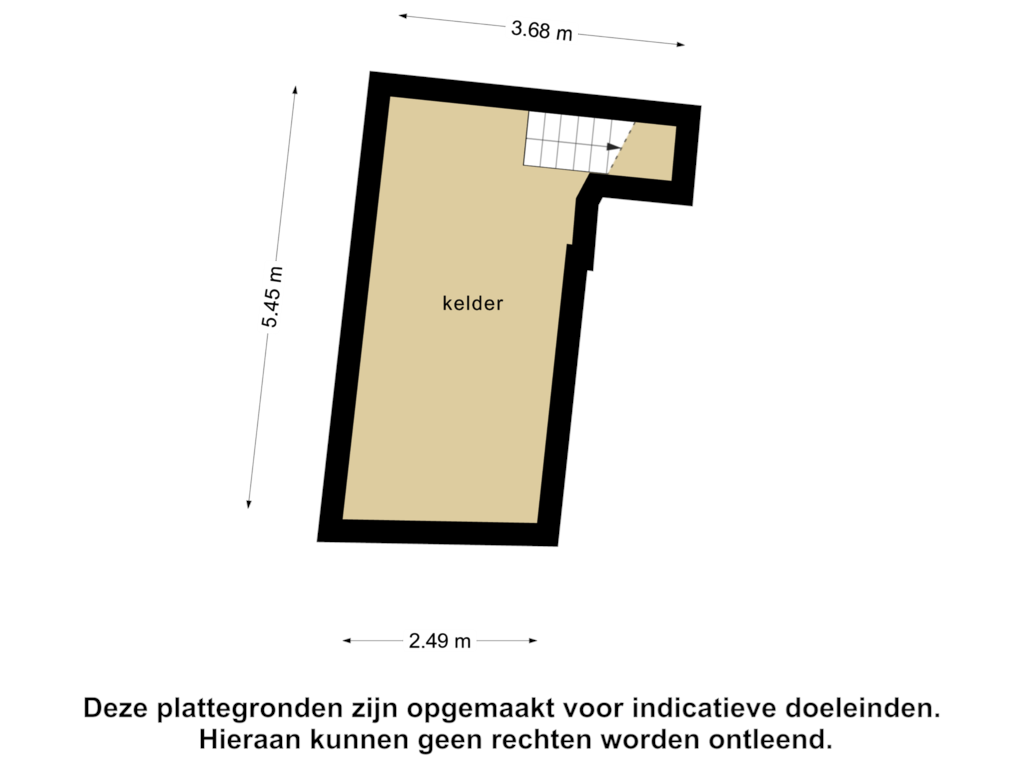 Bekijk plattegrond van Kelder van Kornputsingel 7