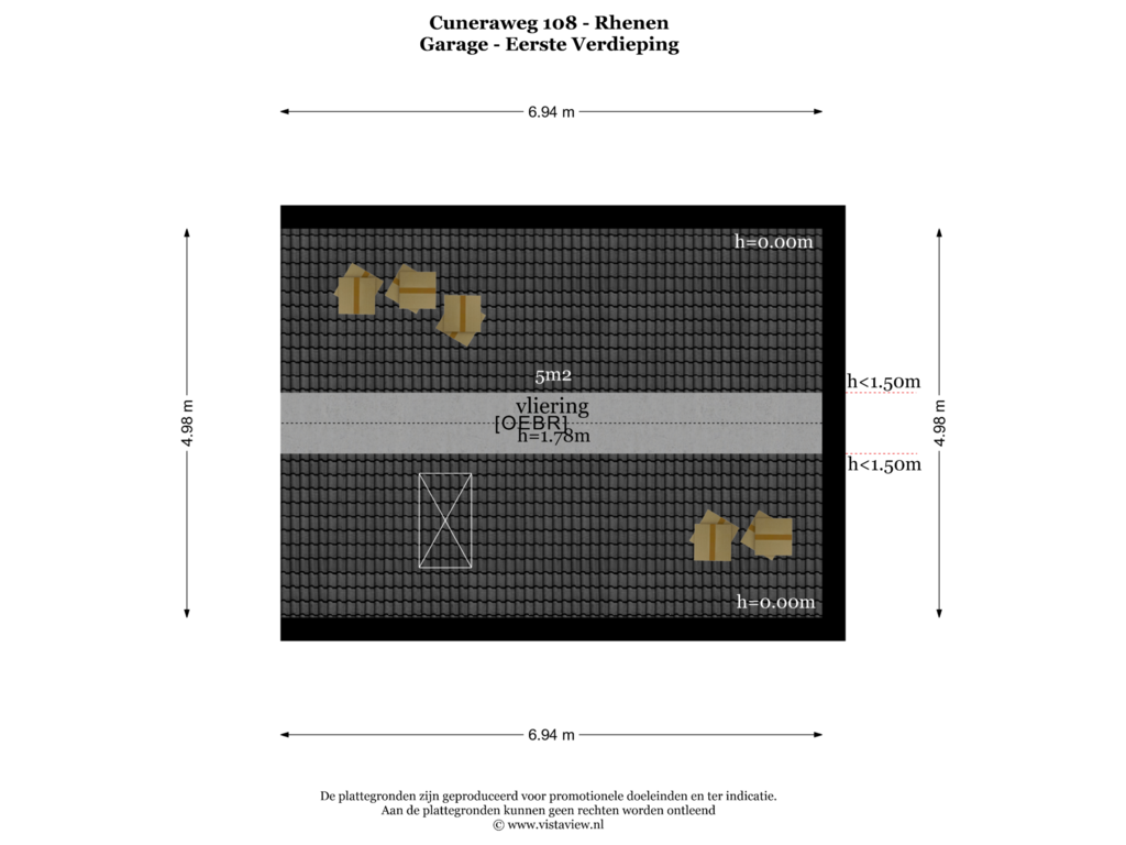 View floorplan of GARAGE-EV of Cuneraweg 108