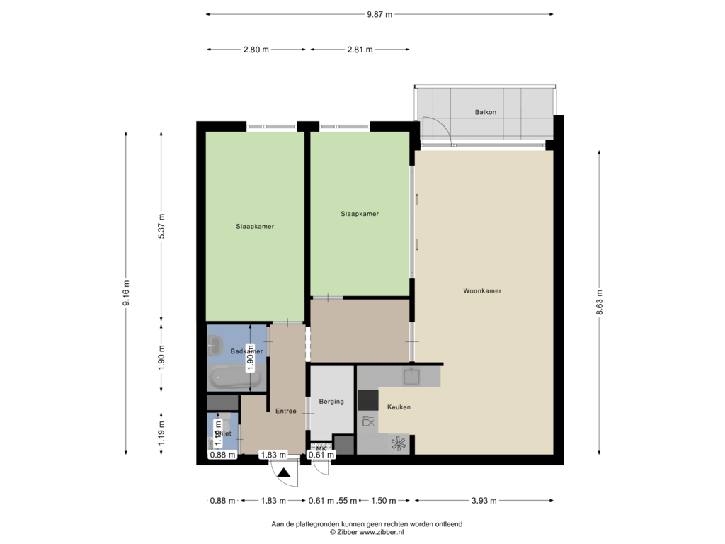 Bekijk plattegrond van Appartement van Mariabad 147