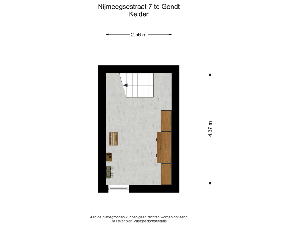 Bekijk plattegrond van Kelder van Nijmeegsestraat 7