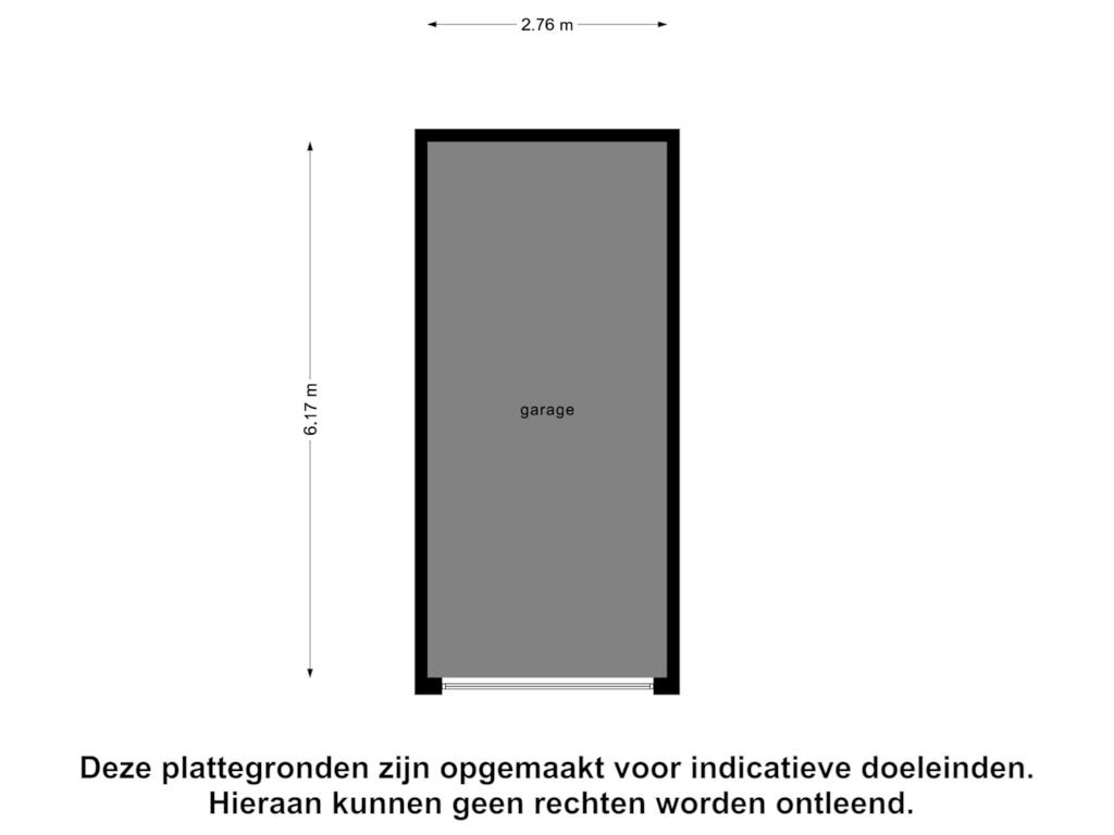 Bekijk plattegrond van Garage van Noordstraat 21