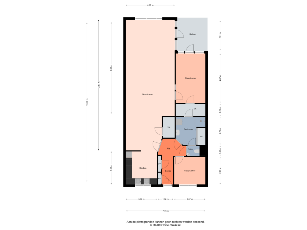 Bekijk plattegrond van Verdieping van Willem-Alexanderstraat 48