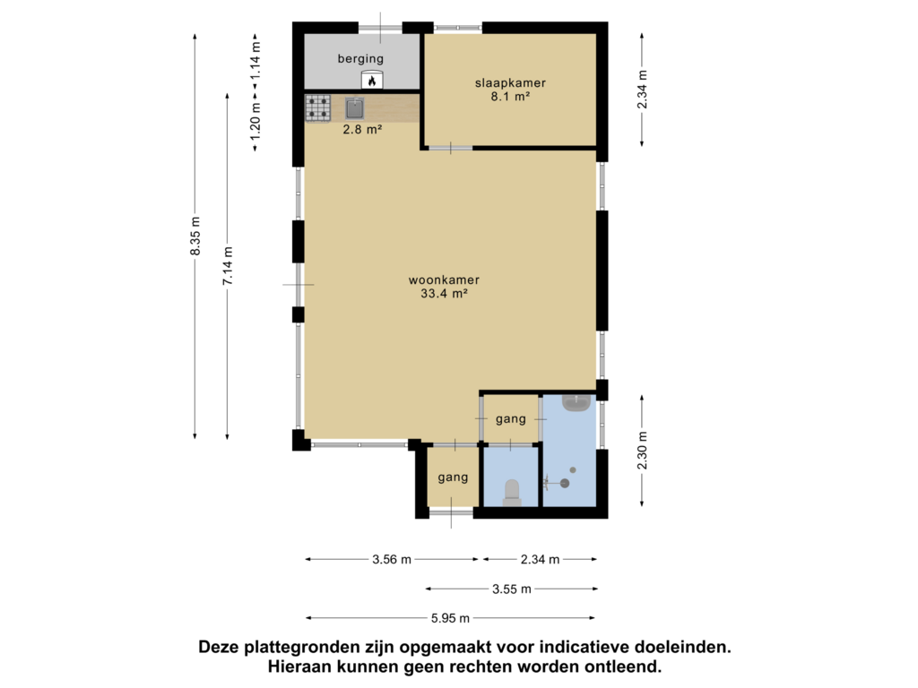 Bekijk plattegrond van Appartement van Molenbosch 46